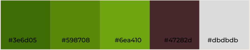 color palette Nature Loch -Digilehar