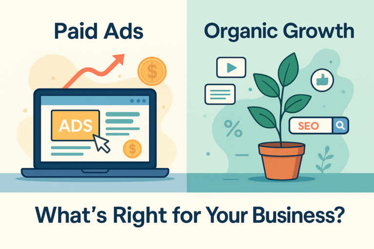 Paid Ads vs. Organic Growth: What’s Right for Your Business? by DigiLehar
